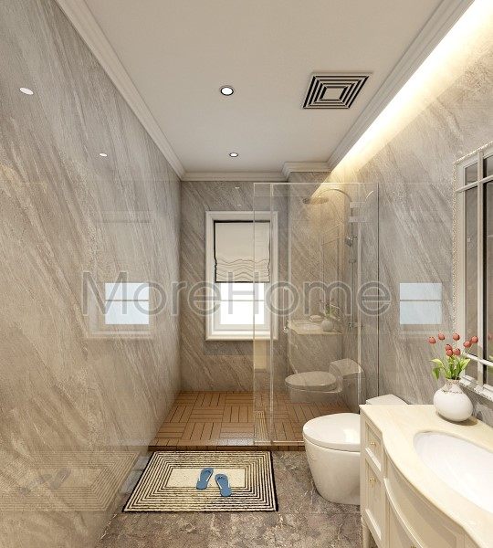 Thiết kế nội thất phòng tắm biệt thự Riverside Nguyễn Duy Trinh